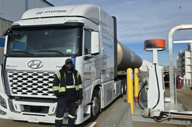 Trimac teste le camion à hydrogène Hyundai Xcient article image