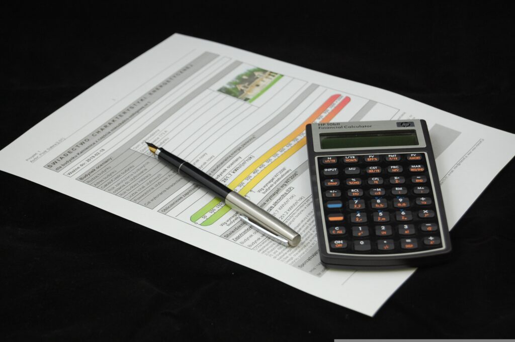 Calculatrice et formulaire à remplir