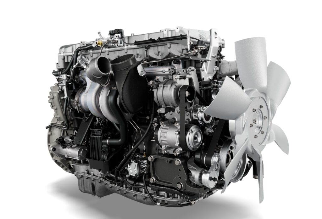 Beauty shot d’un moteur International S13