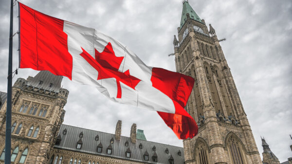 canadian national flag in ottawa alternate text for this image