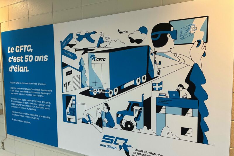 Affiche du 50e anniversaire du CFTC