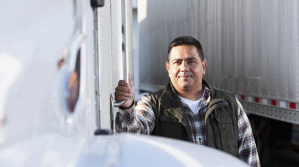 Hispanic truck driver alternate text for this image