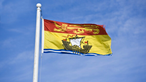 Flag Of New Brunswick alternate text for this image