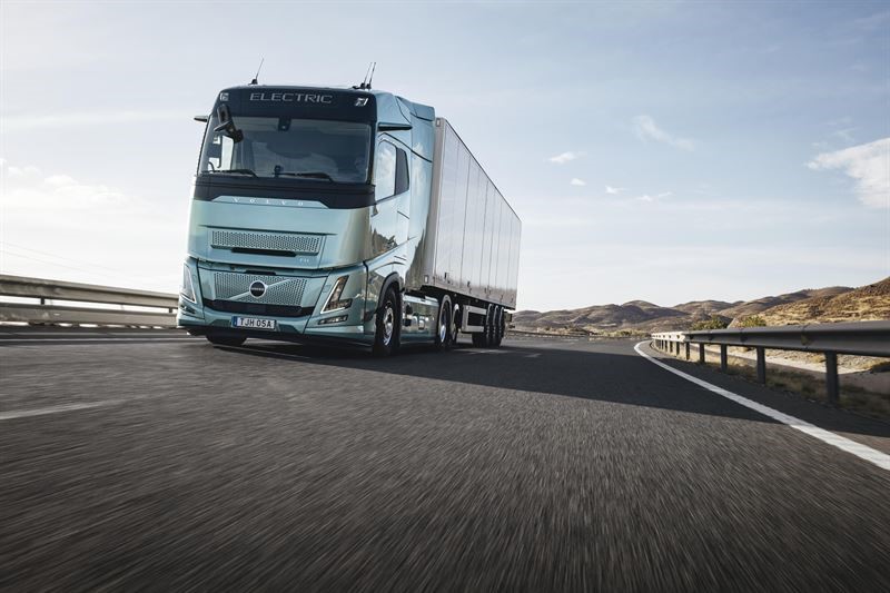 Volvo électrique européen sur la route