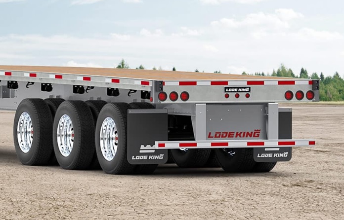 Gros plan d’arrière de flatbed Lode King