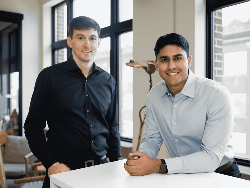 Les fondateurs de Terminal, Connor Giles et Raghav Midha.