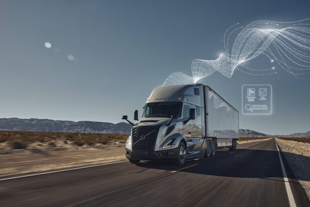 Camion Volvo reçoit des mises à jour logicielles à distance