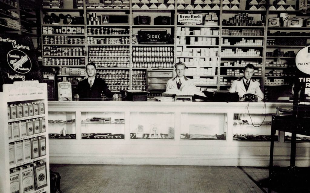 Premier magasin d’UAP, à Montréal en 1926